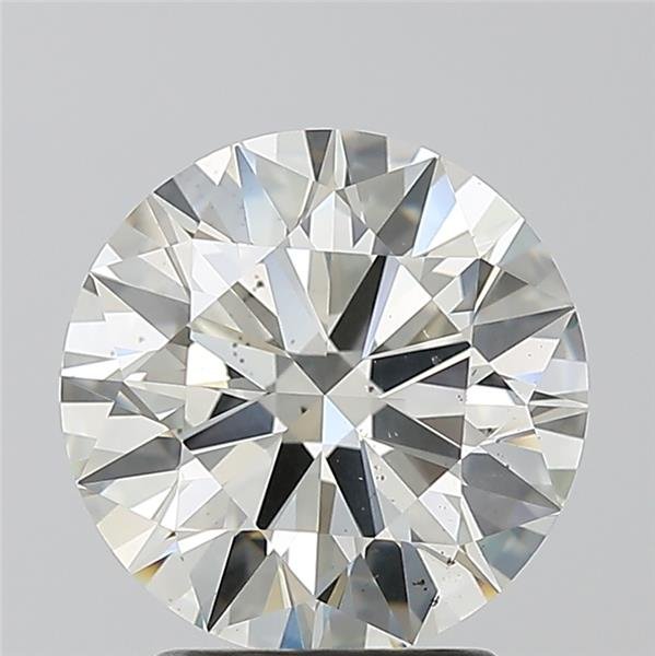 2.50ct J SI2 Rare Carat Ideal Cut Round Diamond