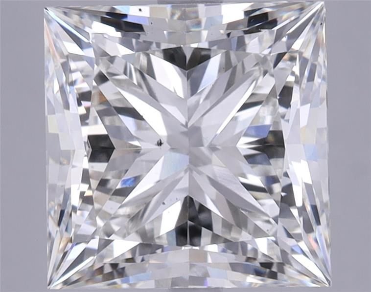 5.10ct H VS2 Rare Carat Ideal Cut Princess Lab Grown Diamond