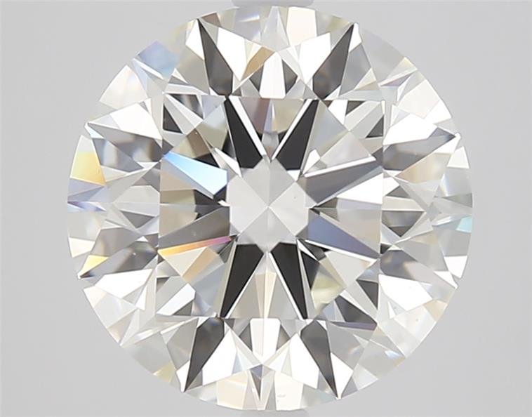 4.10ct I VS2 Rare Carat Ideal Cut Round Diamond