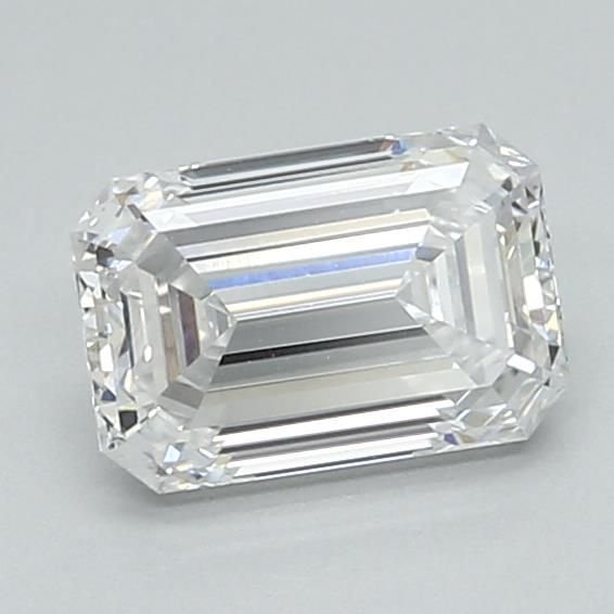 1.07ct D VVS2 Rare Carat Ideal Cut Emerald Lab Grown Diamond