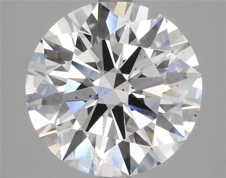 4.43ct F SI1 Rare Carat Ideal Cut Round Lab Grown Diamond