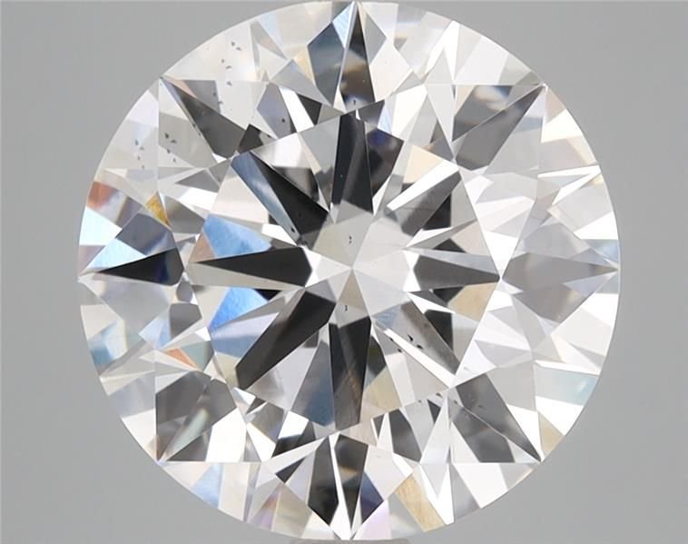 5.00ct F SI1 Rare Carat Ideal Cut Round Lab Grown Diamond