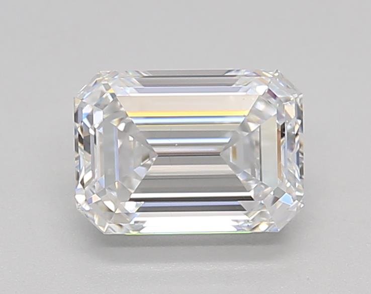 1.10ct D VS2 Rare Carat Ideal Cut Emerald Lab Grown Diamond