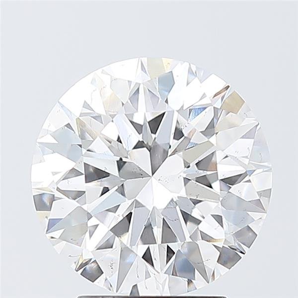 3.19ct E SI1 Rare Carat Ideal Cut Round Lab Grown Diamond