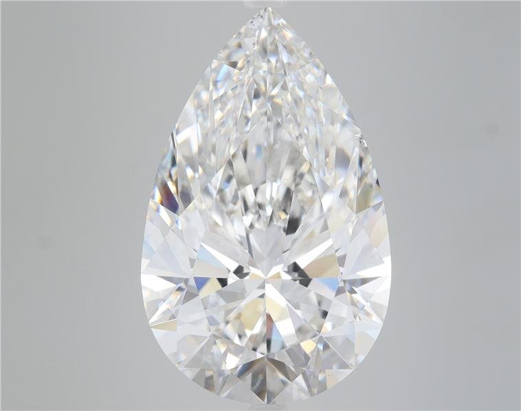 10.34ct F VS2 Rare Carat Ideal Cut Pear Lab Grown Diamond