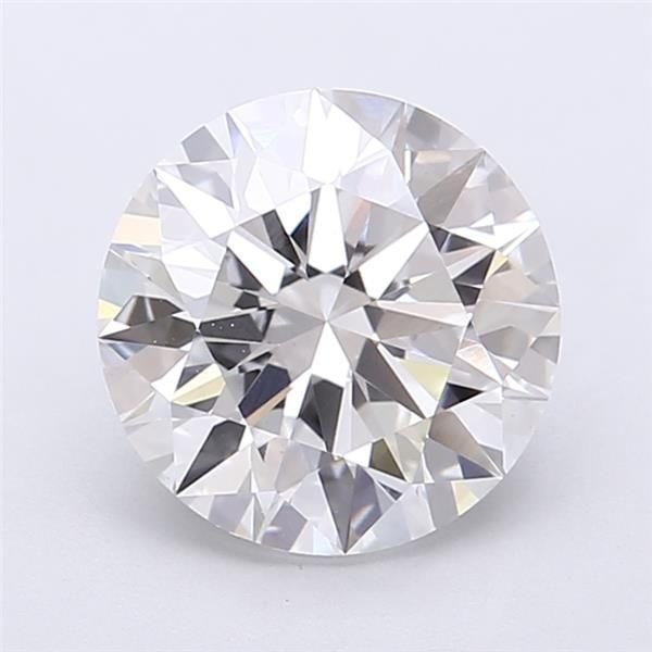 2.61ct D VVS2 Rare Carat Ideal Cut Round Lab Grown Diamond