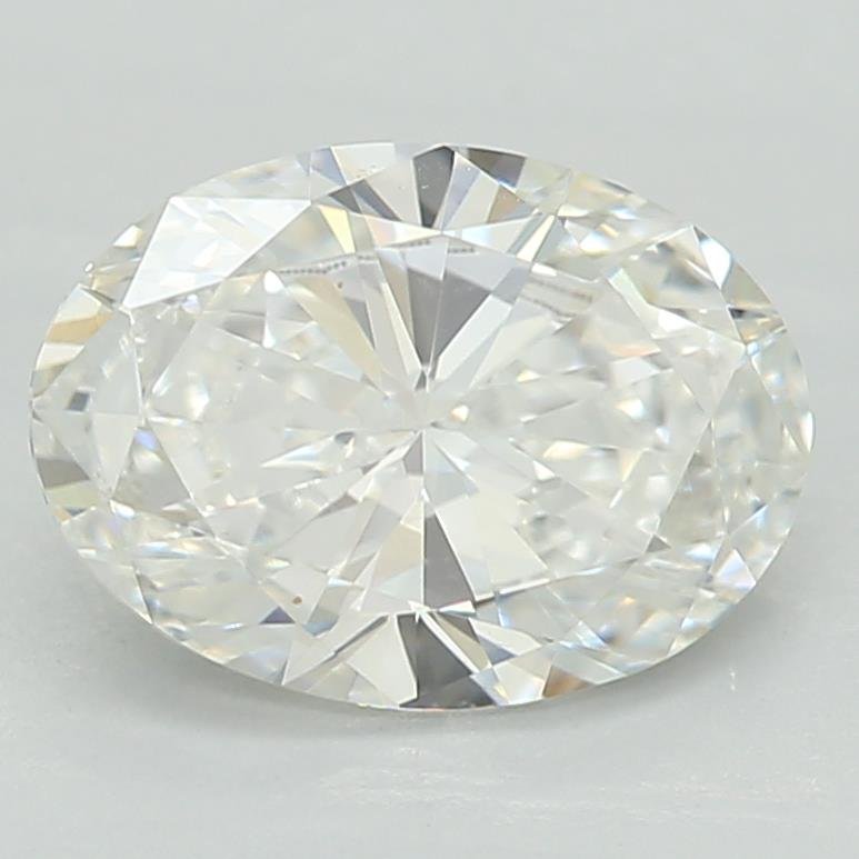 0.89ct F VVS2 Very Good Cut Oval Lab Grown Diamond