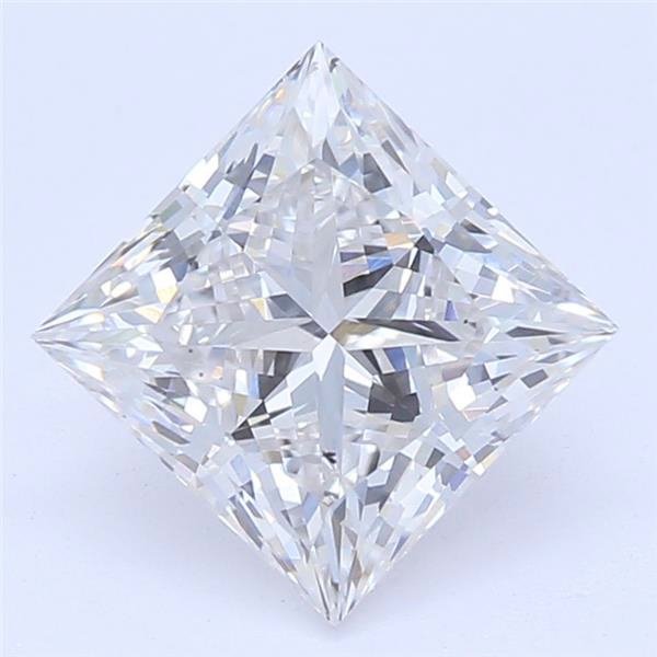 0.85ct F VS1 Rare Carat Ideal Cut Princess Lab Grown Diamond