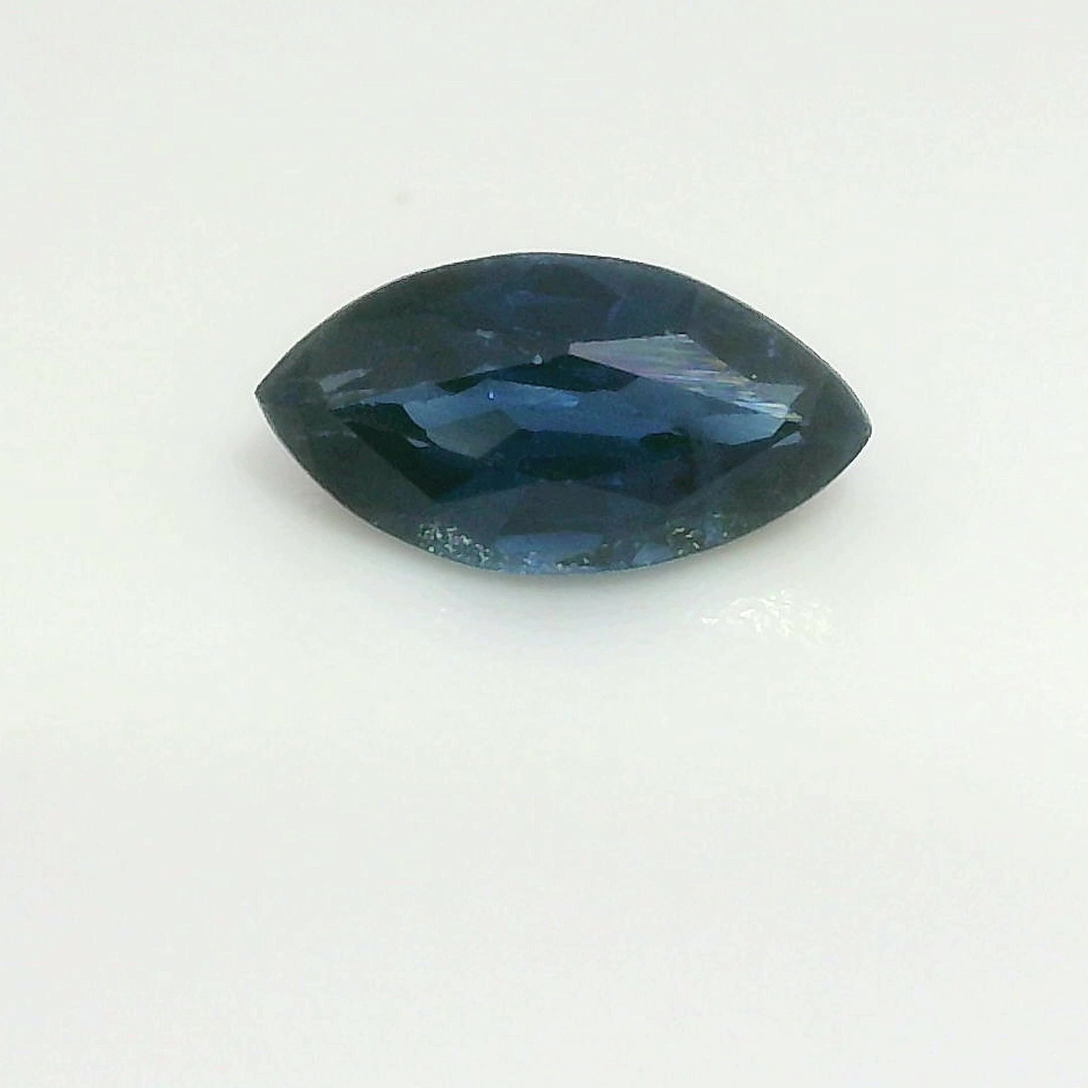 0.45 Carat Blue Marquise Sapphire