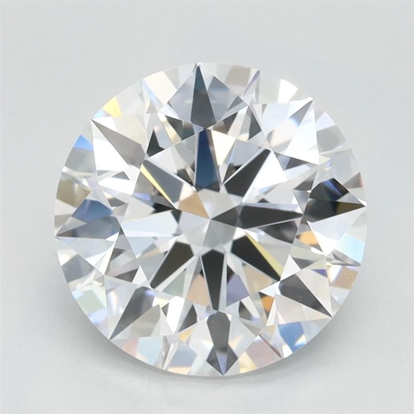 2.01ct D VVS1 Rare Carat Ideal Cut Round Lab Grown Diamond