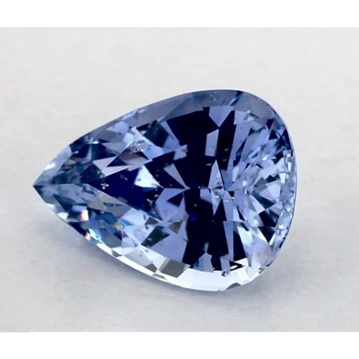 5.53 Carat Blue Pear Sapphire