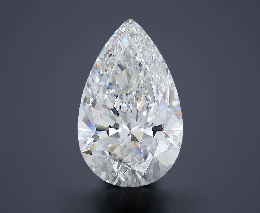 12.57 Carat Pear Lab Diamond