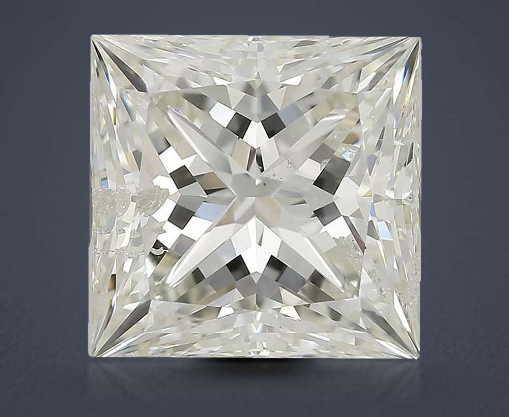4.56 Carat Princess Natural Diamond