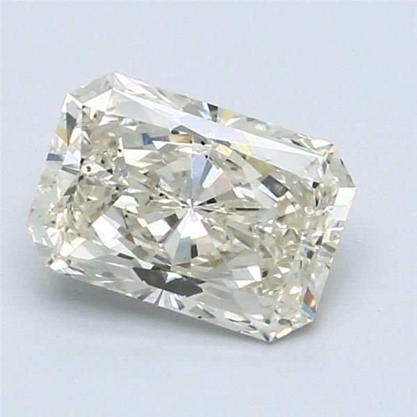 2.08ct K VS2 Rare Carat Ideal Cut Radiant Diamond