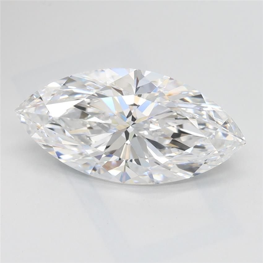 2.05ct D VVS1 Very Good Cut Marquise Lab Grown Diamond