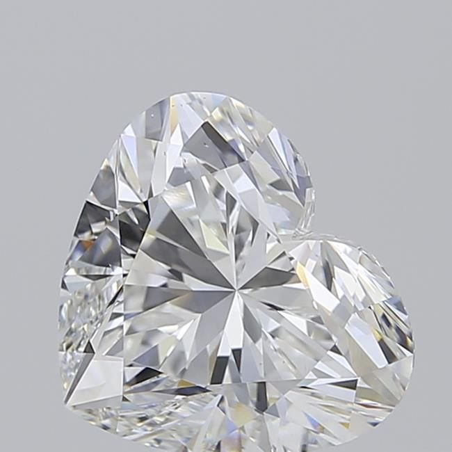 5.08ct F VS1 Rare Carat Ideal Cut Heart Lab Grown Diamond