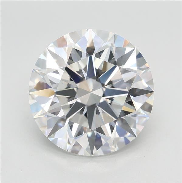 3.81ct F VS1 Rare Carat Ideal Cut Round Lab Grown Diamond
