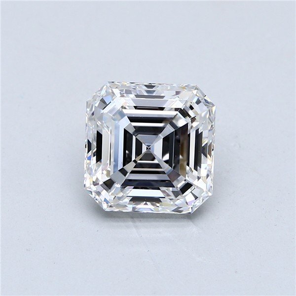 4.02ct D VS2 Rare Carat Ideal Cut Asscher Diamond