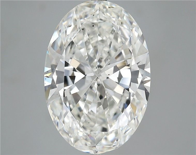 10.01ct H SI1 Rare Carat Ideal Cut Oval Diamond