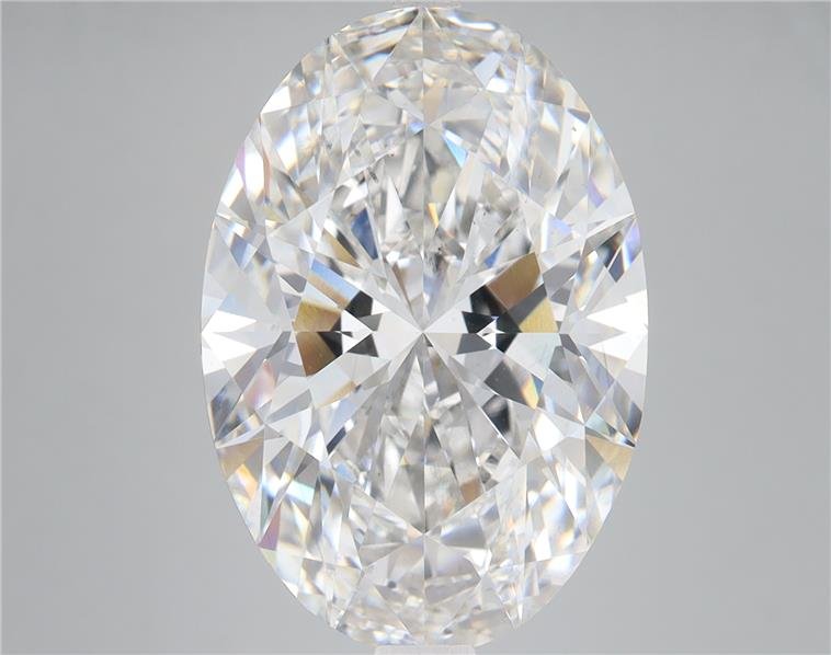 10.26ct F VS2 Rare Carat Ideal Cut Oval Lab Grown Diamond