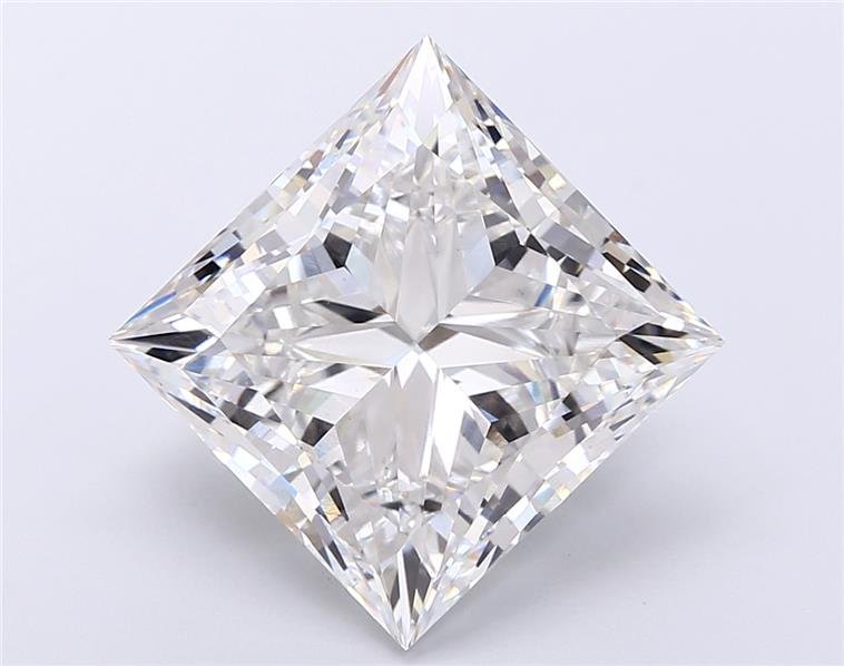 10.13ct F VS1 Rare Carat Ideal Cut Princess Lab Grown Diamond