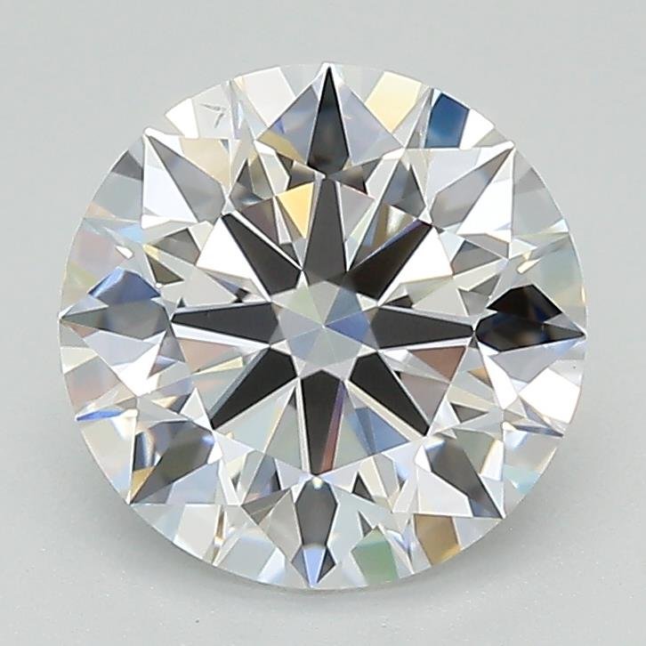 2.06ct D VS2 Rare Carat Ideal Cut Round Lab Grown Diamond