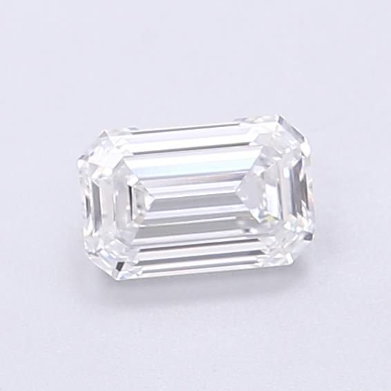 0.56ct D VVS2 Rare Carat Ideal Cut Emerald Lab Grown Diamond