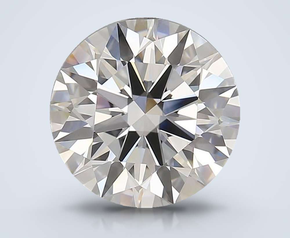 4.02 Carat Round Lab Diamond