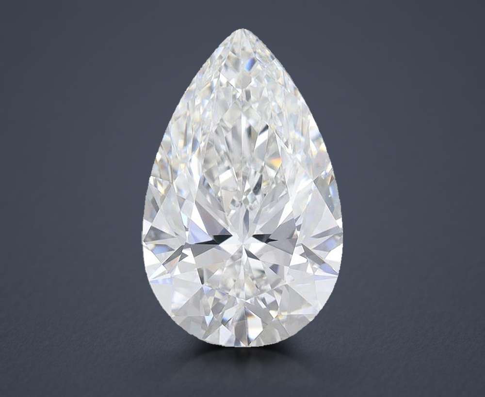 4.55 Carat Pear Lab Diamond