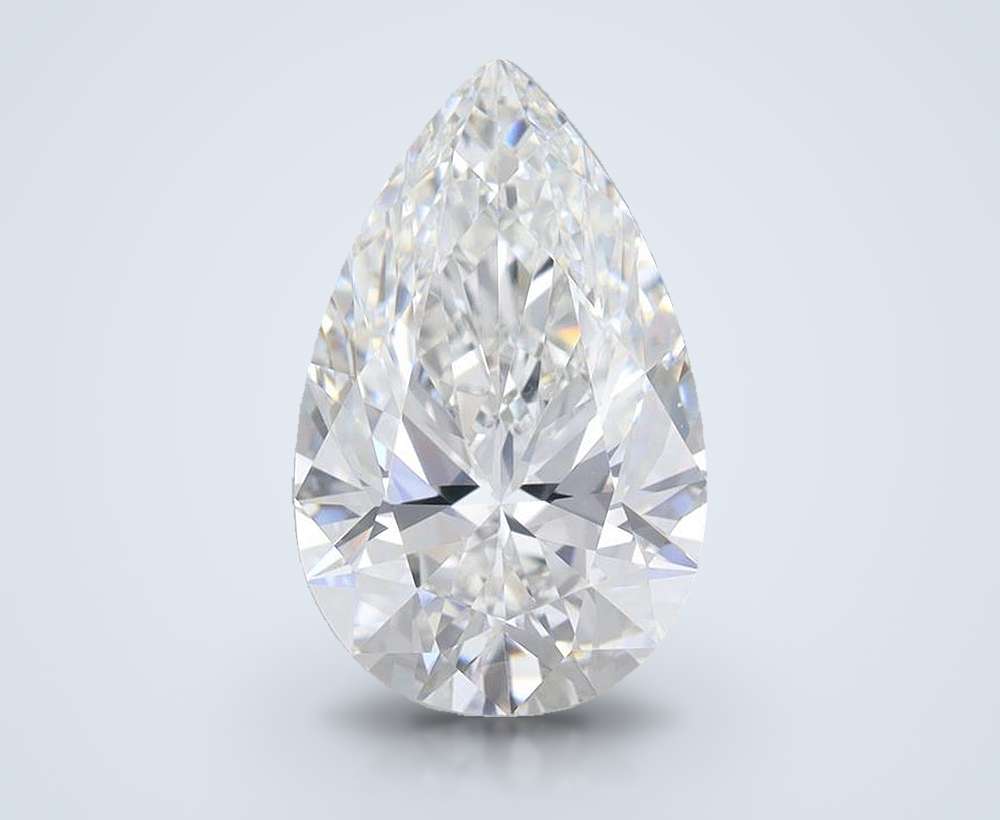4.55 Carat Pear Lab Diamond