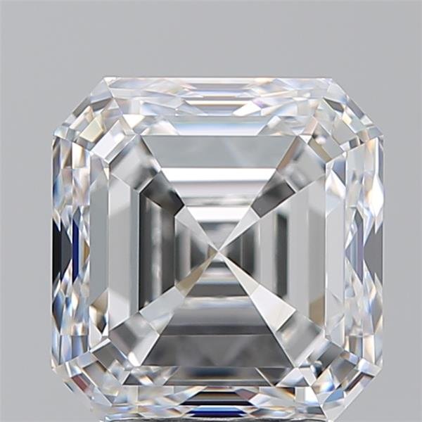 3.03ct D VVS1 Very Good Cut Asscher Diamond