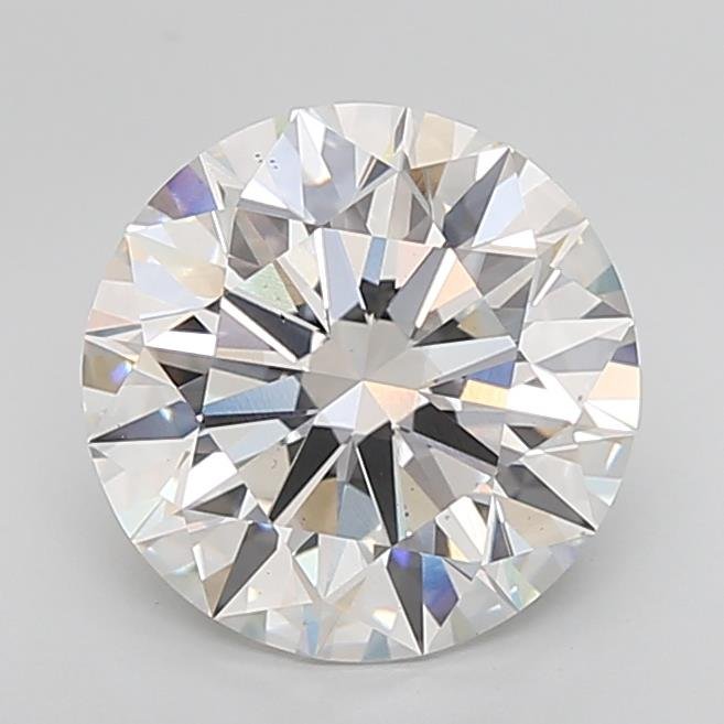 5.10ct F VS1 Rare Carat Ideal Cut Round Lab Grown Diamond