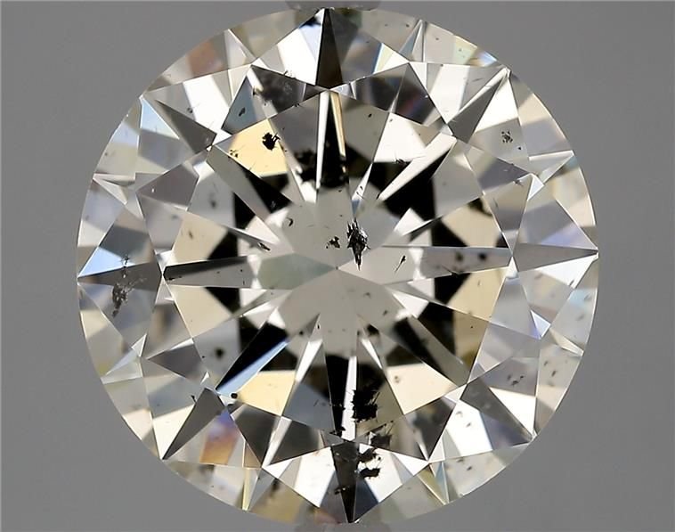 3.82ct K SI2 Good Cut Round Diamond