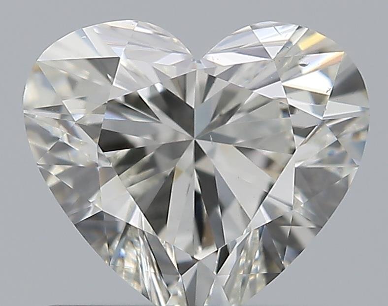 0.70ct J SI1 Rare Carat Ideal Cut Heart Diamond