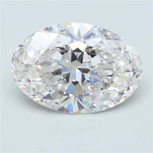4.75ct F VVS2 Rare Carat Ideal Cut Oval Lab Grown Diamond