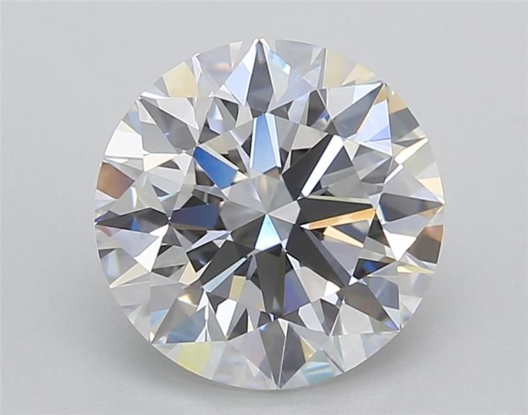 3.02ct E VS2 Rare Carat Ideal Cut Round Lab Grown Diamond
