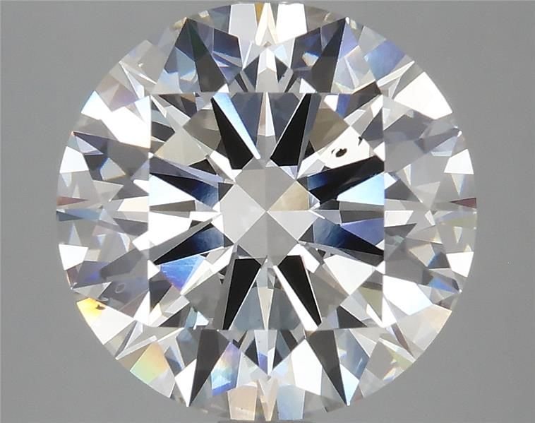 5.26ct G SI1 Excellent Cut Round Lab Grown Diamond