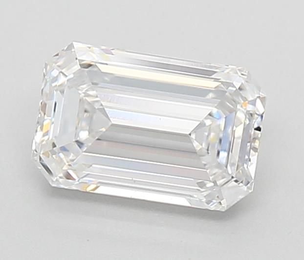1.09ct D VVS2 Rare Carat Ideal Cut Emerald Lab Grown Diamond