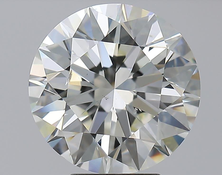 5.01ct K SI1 Rare Carat Ideal Cut Round Diamond