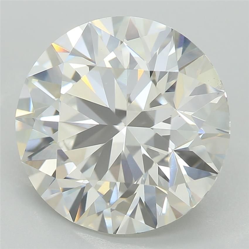 3.93 Carat Round Lab Diamond