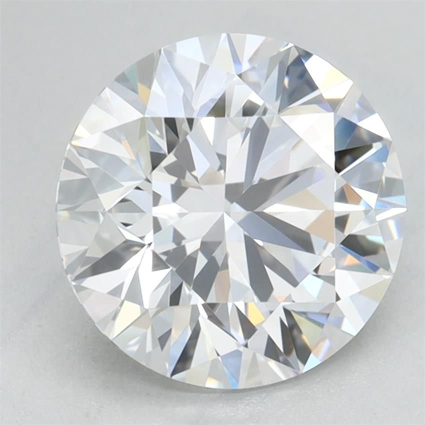 2.65ct D VVS1 Rare Carat Ideal Cut Round Lab Grown Diamond