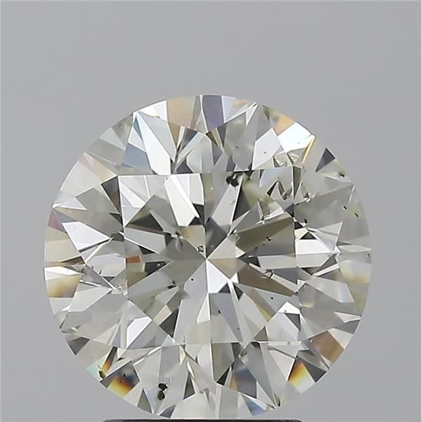 3.50ct J SI2 Rare Carat Ideal Cut Round Diamond