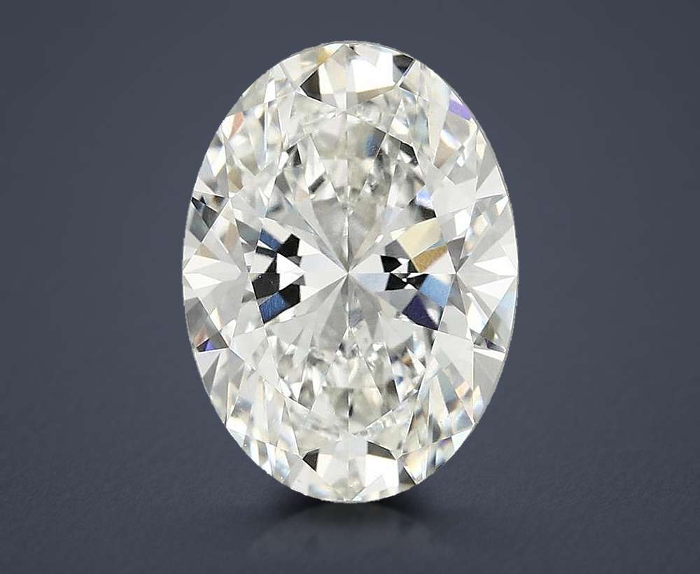 3.80 Carat Oval Lab Diamond