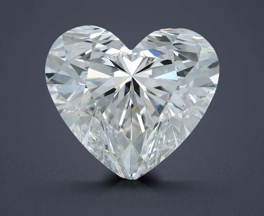 1.55 Carat Heart Lab Diamond