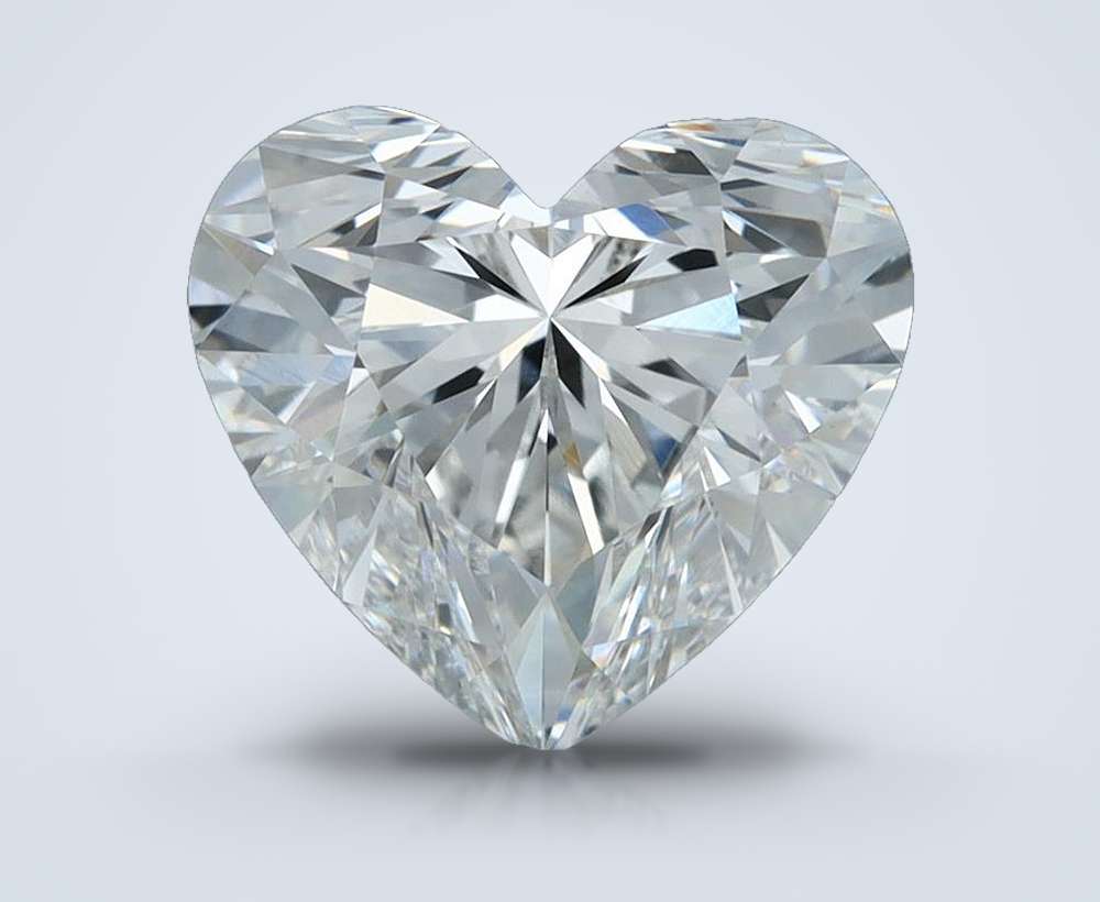 1.55 Carat Heart Lab Diamond
