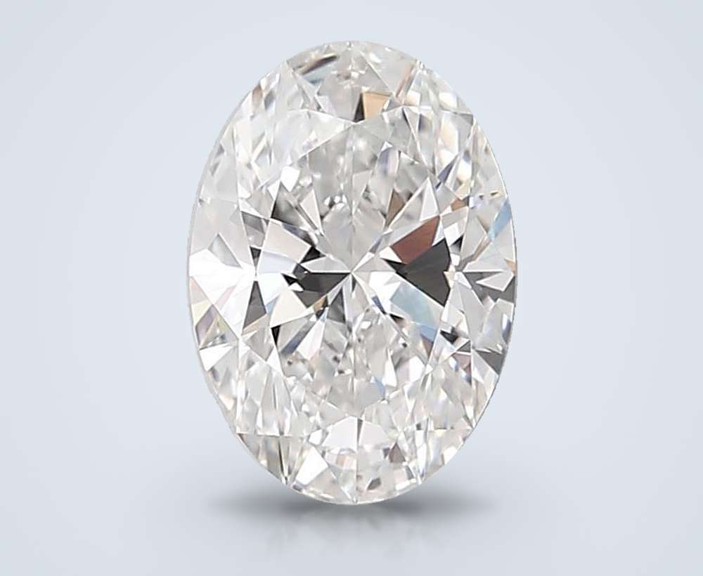4.08 Carat Oval Lab Diamond