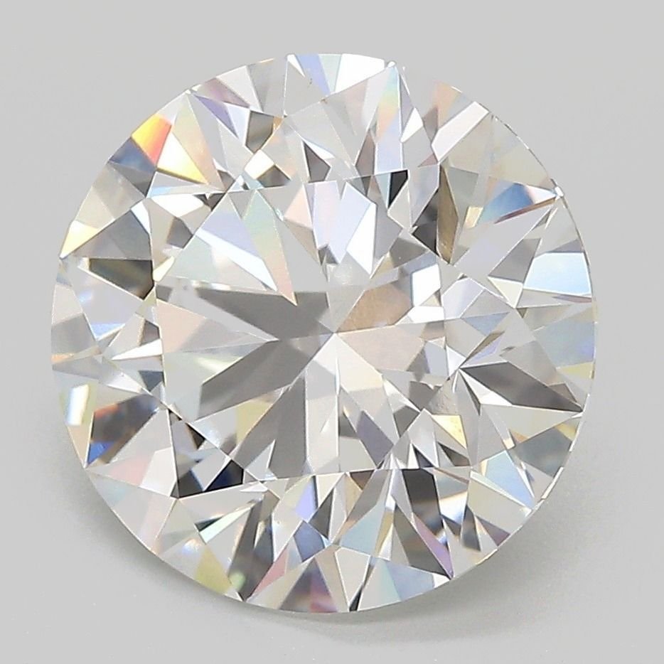 5.05ct E VVS2 Rare Carat Ideal Cut Round Lab Grown Diamond