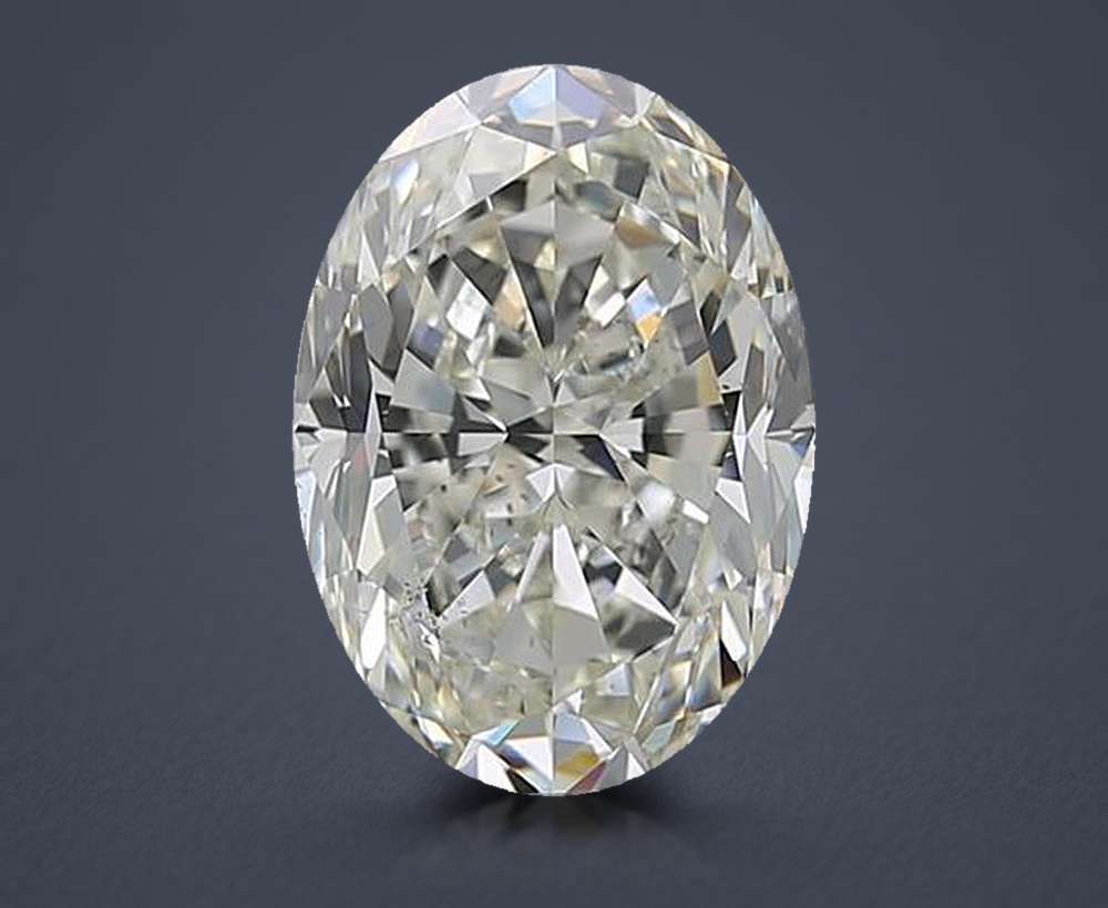 3.51 Carat Oval Natural Diamond