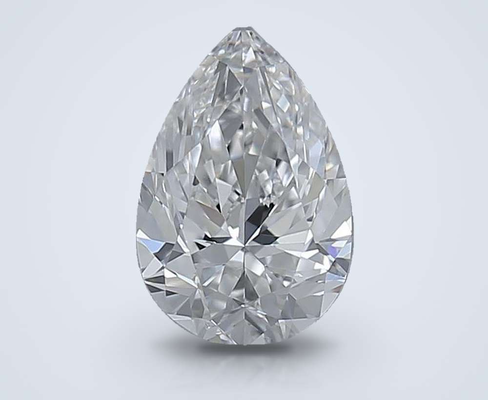 0.50 Carat Pear Natural Diamond