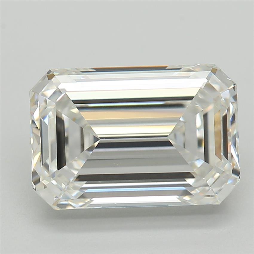 2.09ct F VVS2 Rare Carat Ideal Cut Emerald Lab Grown Diamond